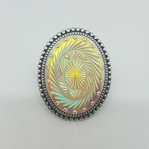 GASOLINE GLAMOUR Jewelry - Opal resin cocktail ring sample GASOLINE GLAMOUR Jewelry - Opal resin cocktail ring sample